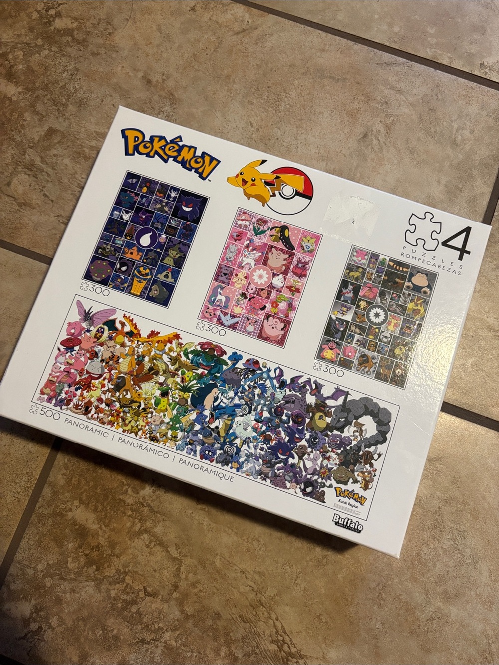 Three 300 piece Pokémon puzzles!